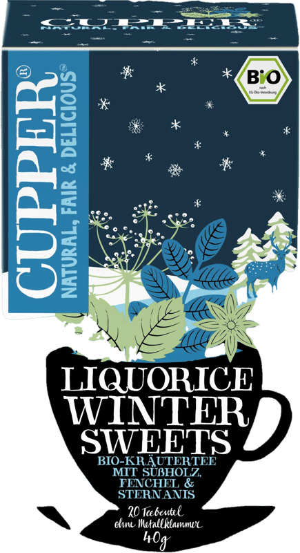 CUPPER Liquorice Winter Sweets - Téli Édes Ébredés bio tea