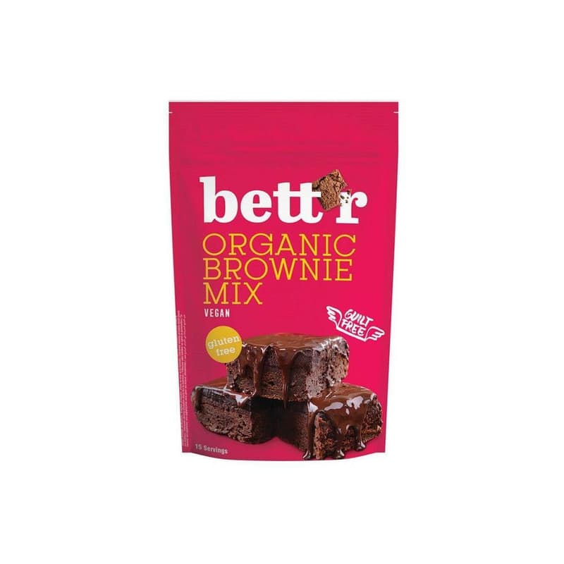 Bett'r Bio Brownie süteménymix por glut. ment. 400g