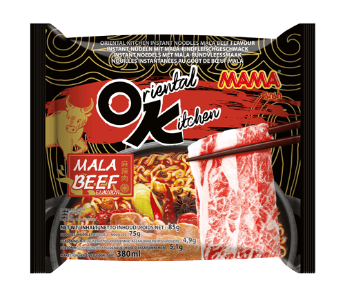 MAMA Oriental Kitchen Mala beef instant noodles