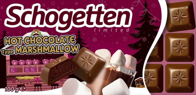 Schogetten Milk Chocolate Marshmallow 100g