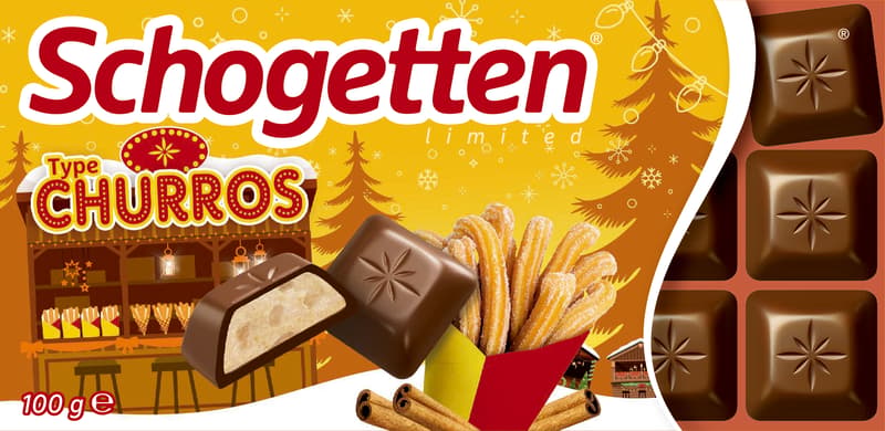 Milk Chocolate Churros 100g