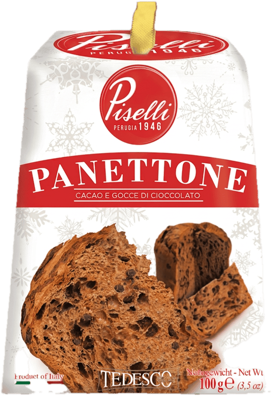 Piselli Mini kakaós panettone csokidarabos