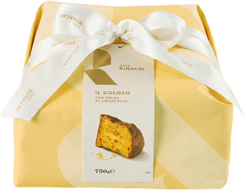 Casa Rinaldi Panettone filled with limoncello cream