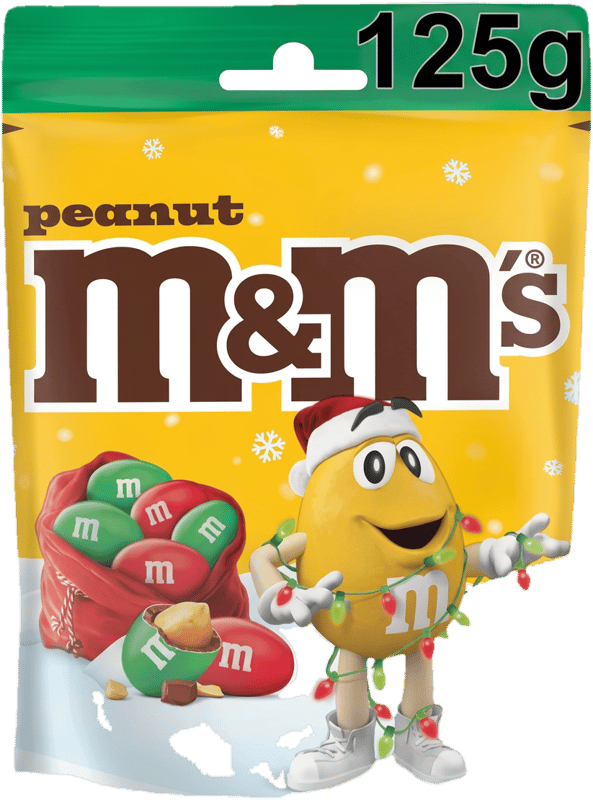 M&M's Peanut pouch Xmas edition