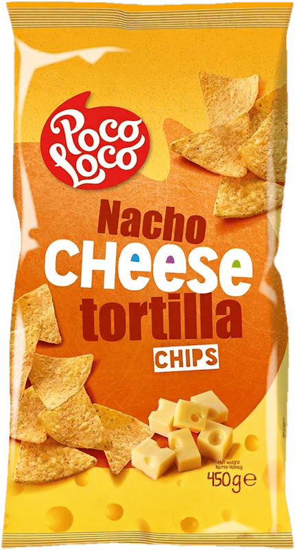 Poco Loco Tortilla Chips sajtos 450g