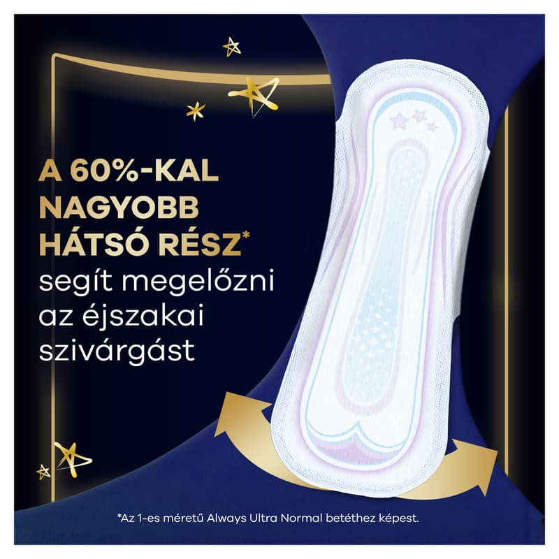 Always Ultra Secure Night Winged Sanitary Napkin (Size 4)