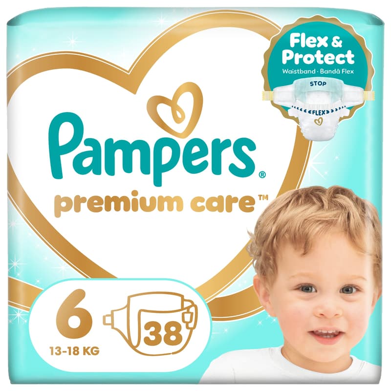Pampers Premium Care diaper 13 + kg (size 6)