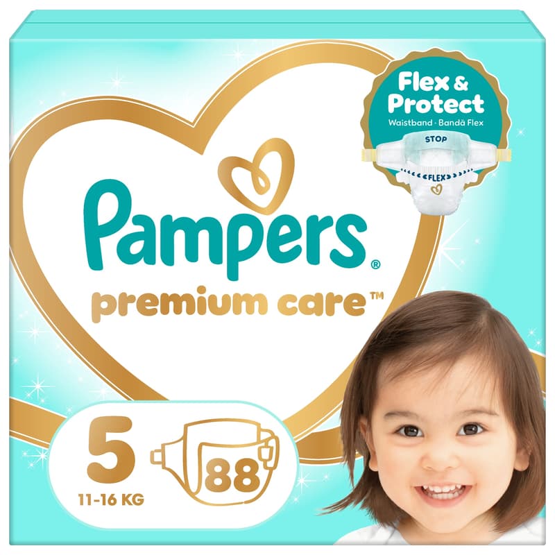 Pampers Premium Care diaper 11-16kg (size 5)
