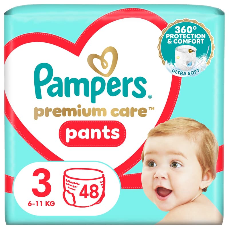 Pampers Premium Care panty diaper 6-11kg (size 3)