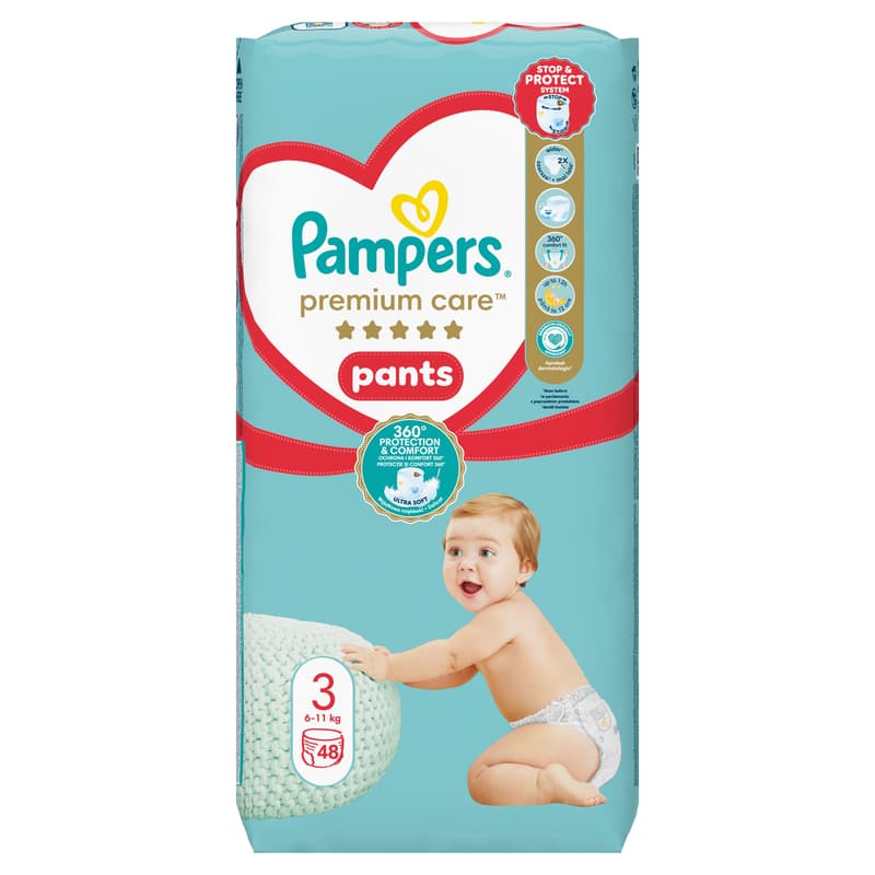 Pampers Premium Care panty diaper 6-11kg (size 3)