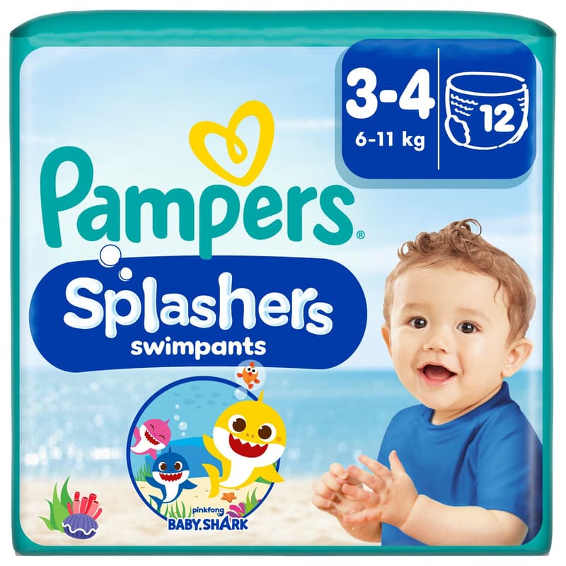 Pampers Splashers disposable swimming diaper 6-11kg (size 3)