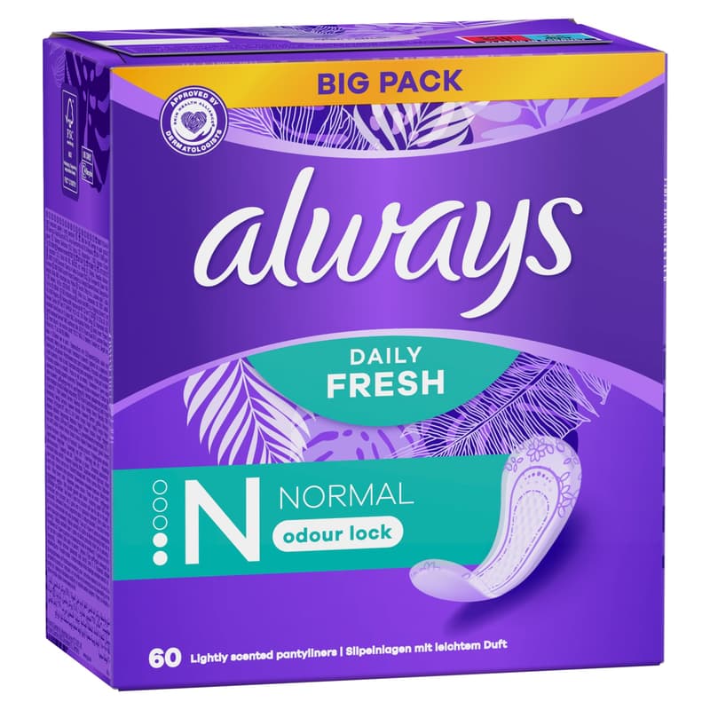 Always Dailies Fresh & Protect Normal Cleanliness Pad