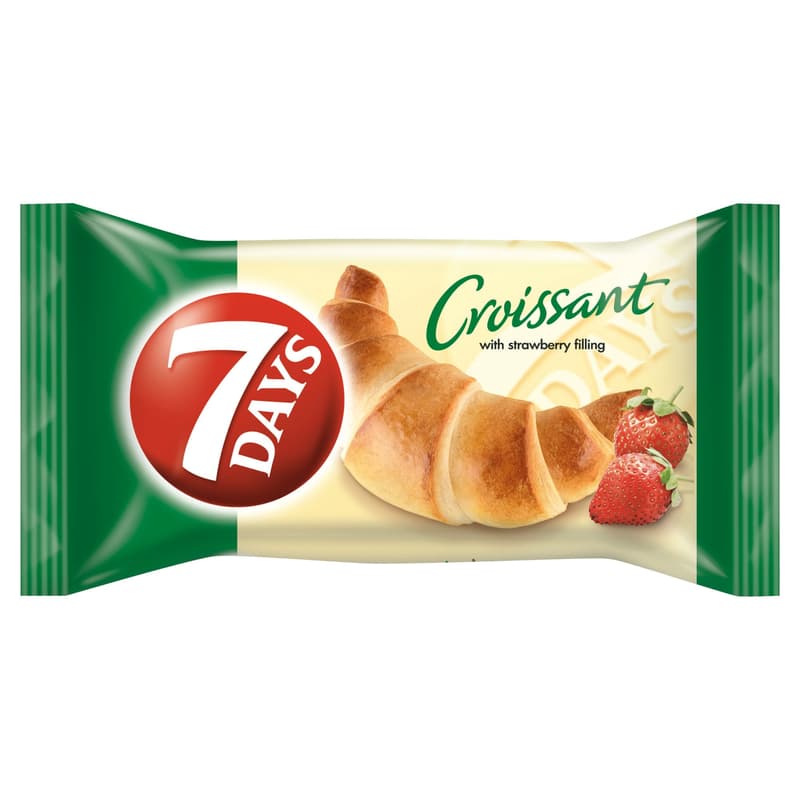 7Days Croissant with Strawberry Filling
