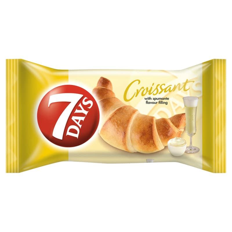 7Days croissant with champagne flavored filling