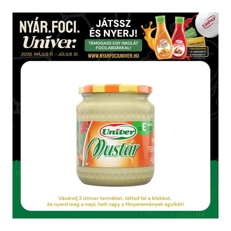 Univer Mustard E-free