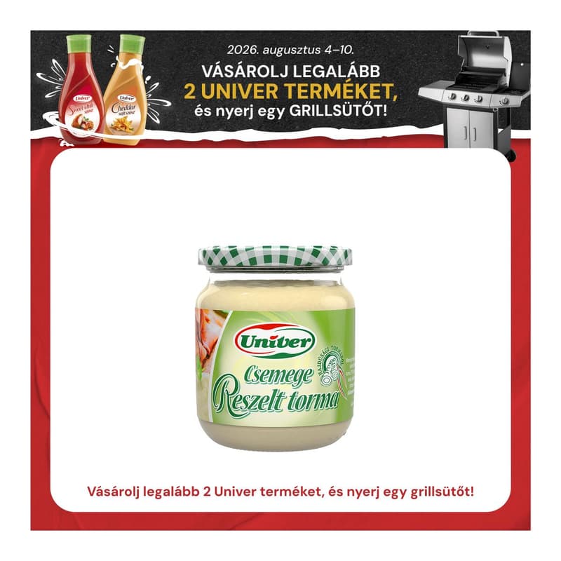 Univer Csemege reszelt ecetes torma