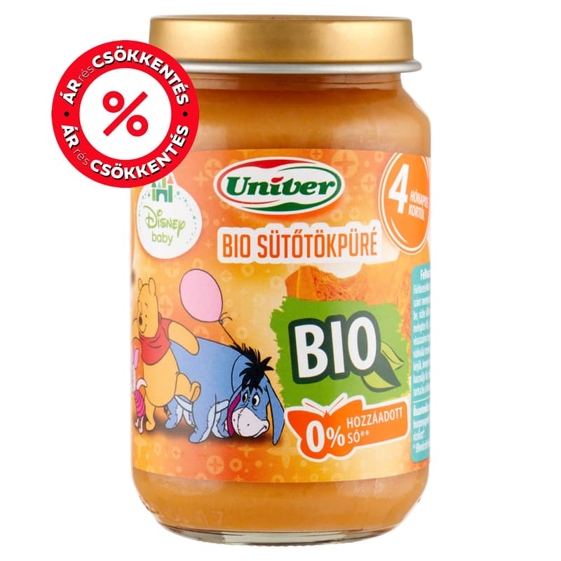 Univer-Disney Natural Pumpkin Baby Food