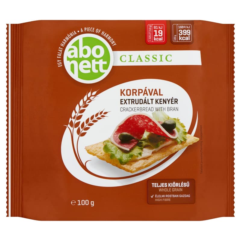 Abonett Classic Crackerbread with Bran