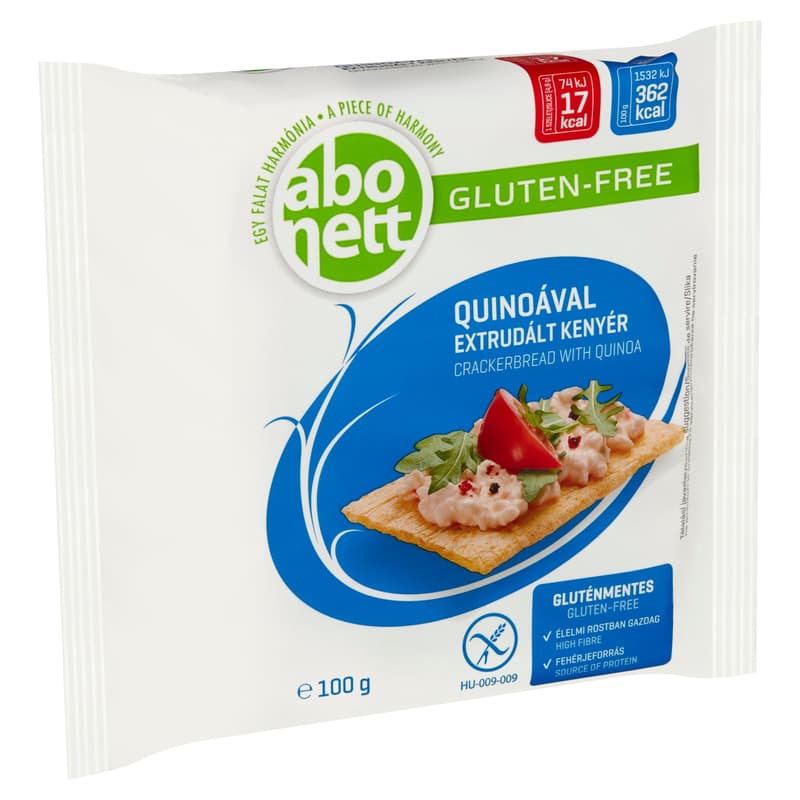 Abonett Gluténmentes Extrudált Kenyér Quinoával
