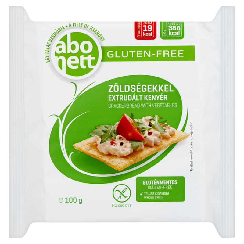Abonette Gluten-free Crackerbread with Vegetables