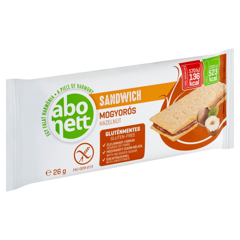 Abonett Sandwich with Hazelnuts