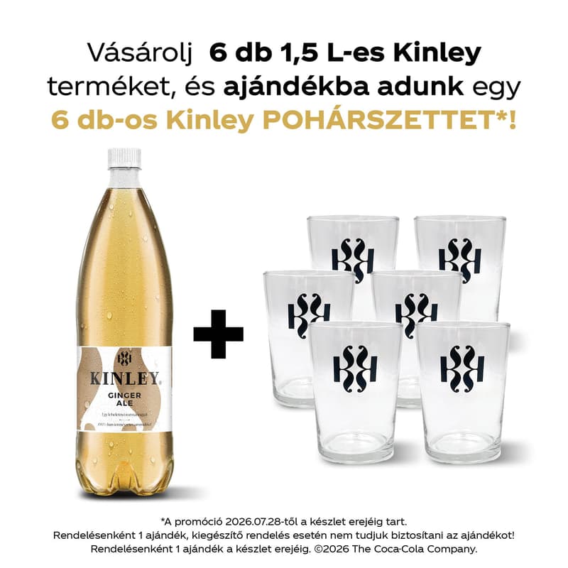 Kinley Ginger Ale is a ginger-flavored carbonated soft drink