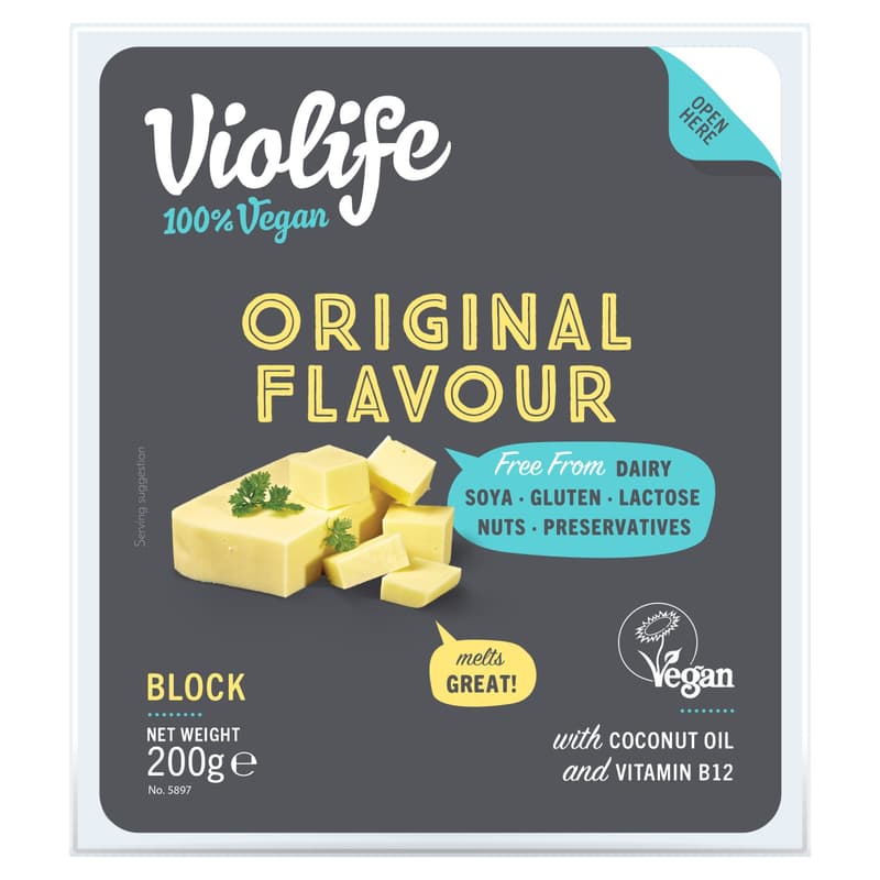Violife Original ízesítésű tömb