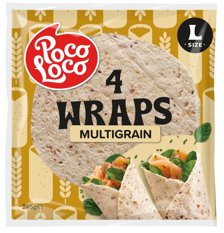 Poco Loco lágy tortilla sokmagvas