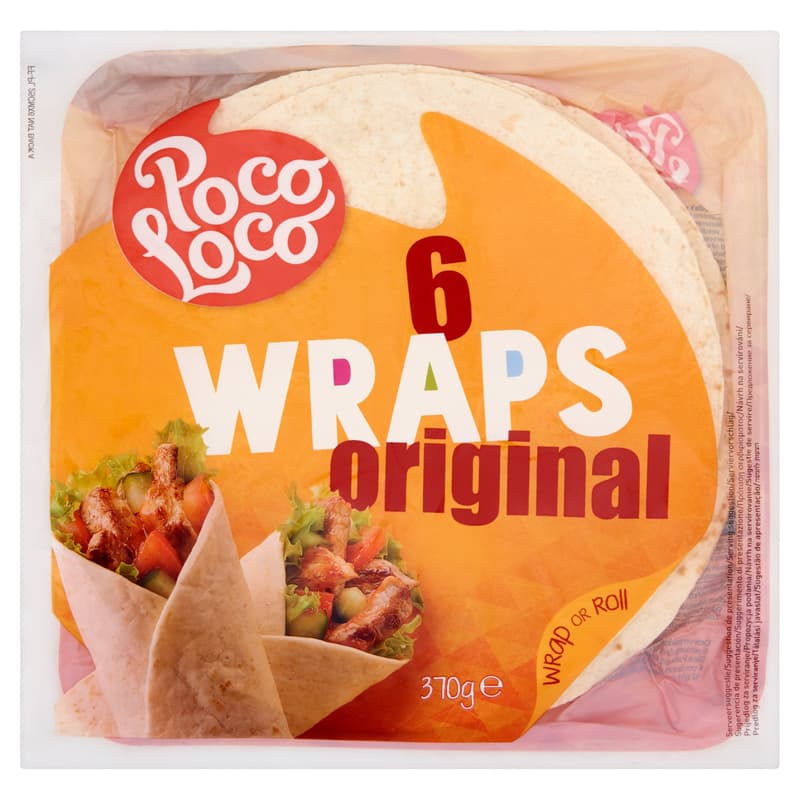 Poco Loco lágy tortilla wraps