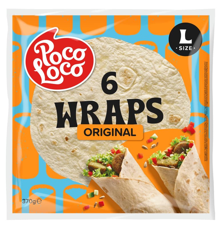 Poco Loco lágy tortilla wraps