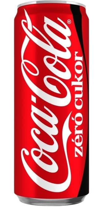 Coca-Cola Zero cola-flavored energy-free carbonated soft drink with sweeteners