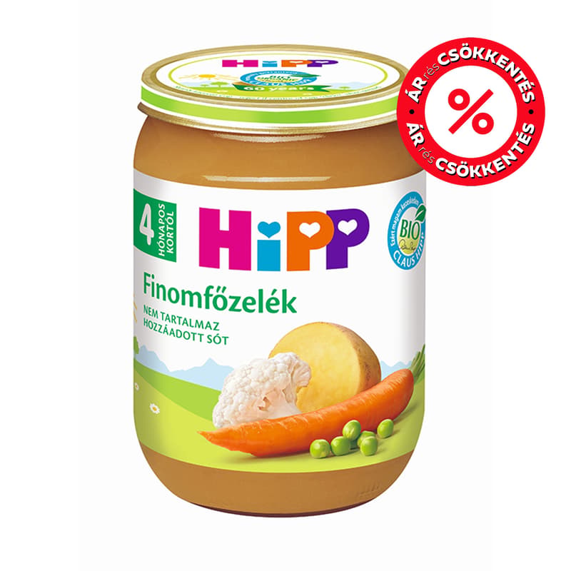 Hipp Finomfőzelék 4 hónapos kortól