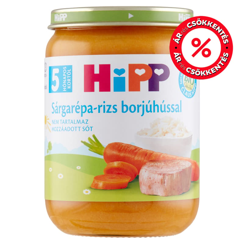 Hipp Carrot - rice with veal