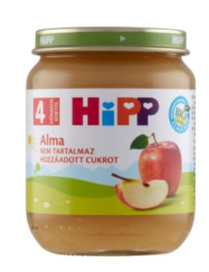 HiPP BIO alma gyümölcsdesszert 4 hónapos kortól
