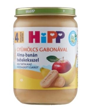Hipp Apple with banana baby biscuit