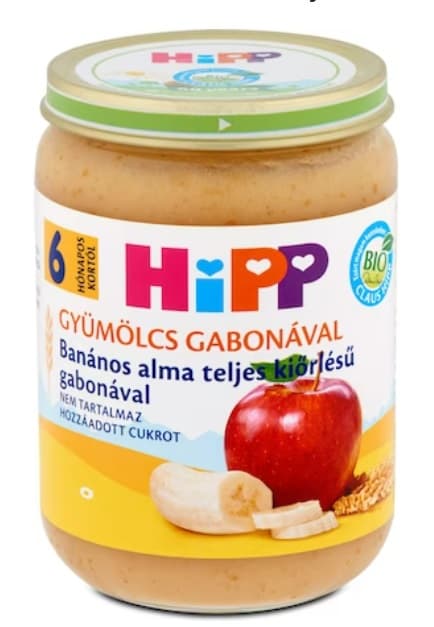 Hipp Banana apples with whole grains
