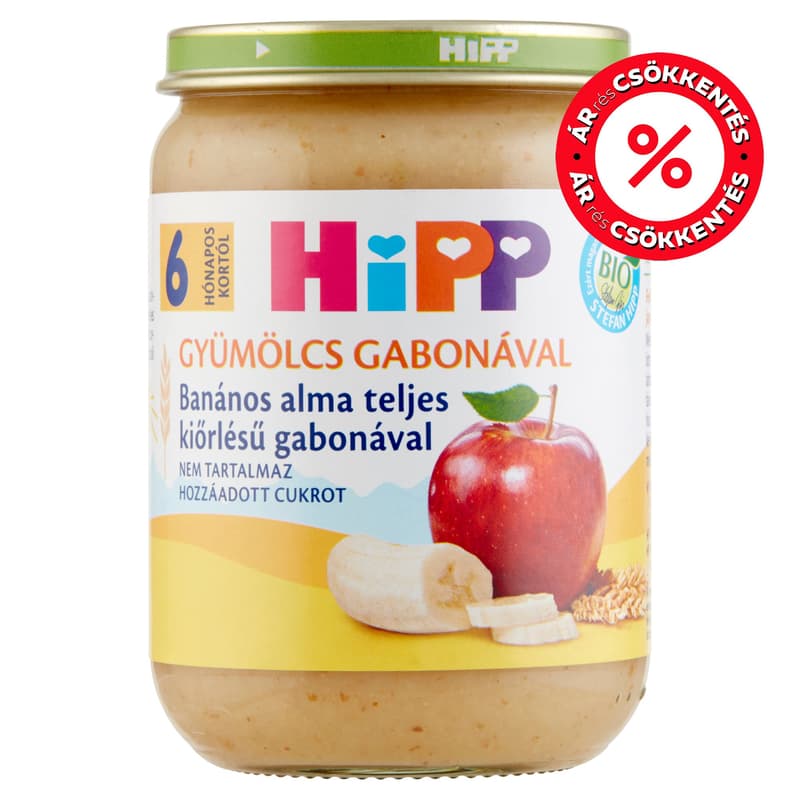 Hipp Banana apples with whole grains