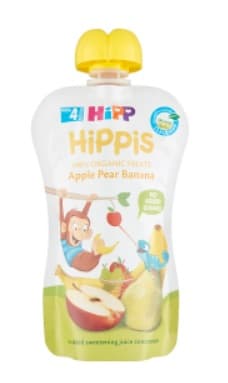 Hipp BIO HiPPiS Alma-Körte-Banán 4 hónapos kortól