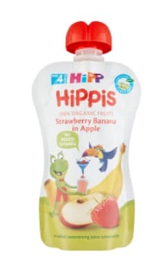 Hipp BIO HiPPiS Eper-Banán Almában 4 hónapos kortól