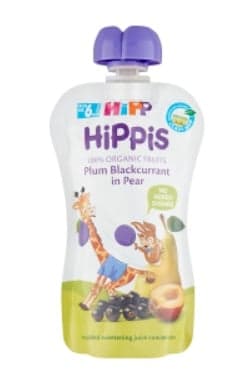 Hipp BIO HiPPiS Szilva-Feketeribizli Körtében 6 hónapos kortól