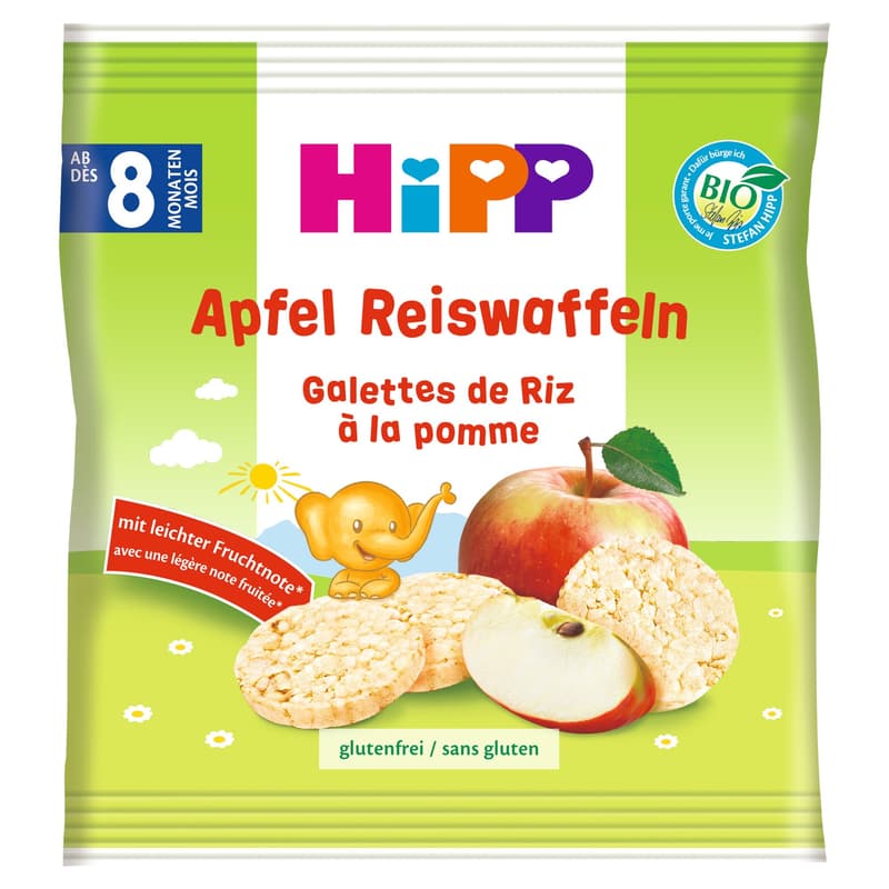 Hipp Almás rizskorong 8 hónapos kortól