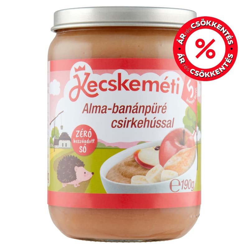 Kecskemét Apple-banana puree with chicken