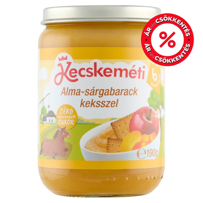 Kecskemét Apricot with baby biscuits