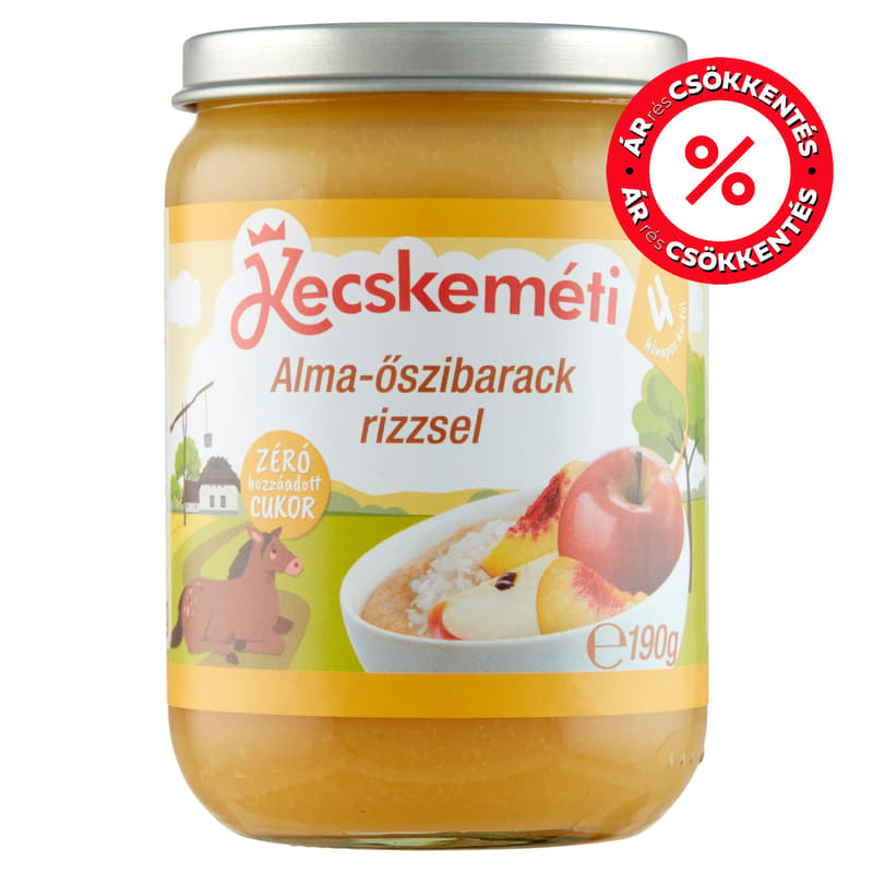 Kecskemét apple and peach with rice