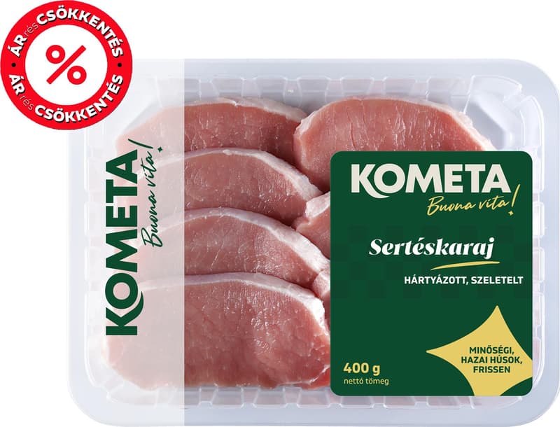 Prímhús sertés karaj csont nélkül, szeletelt