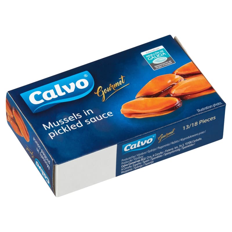Calvo Mussels in marinade