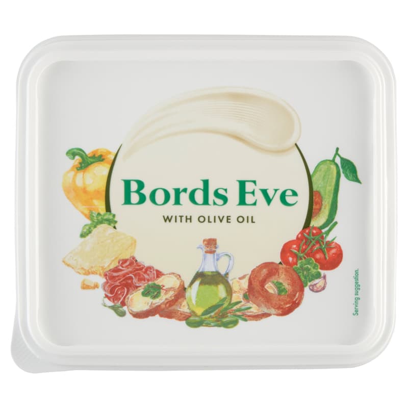 Bords Eve with olive oil, reduced fat margarine
