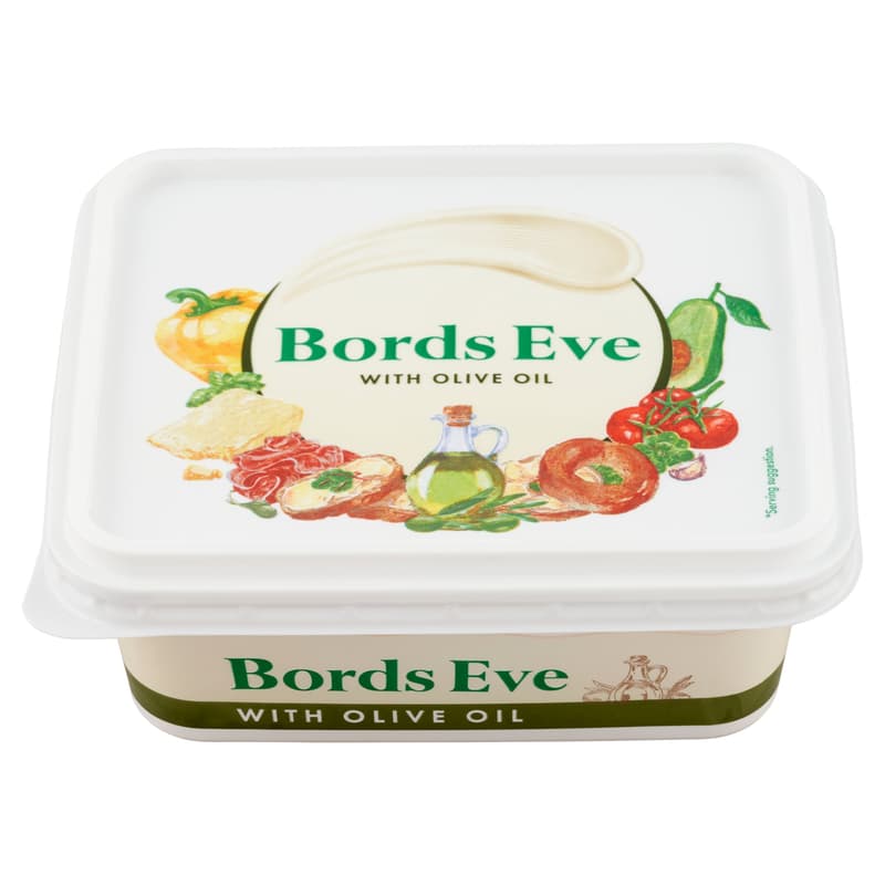 Bords Eve with olive oil, reduced fat margarine