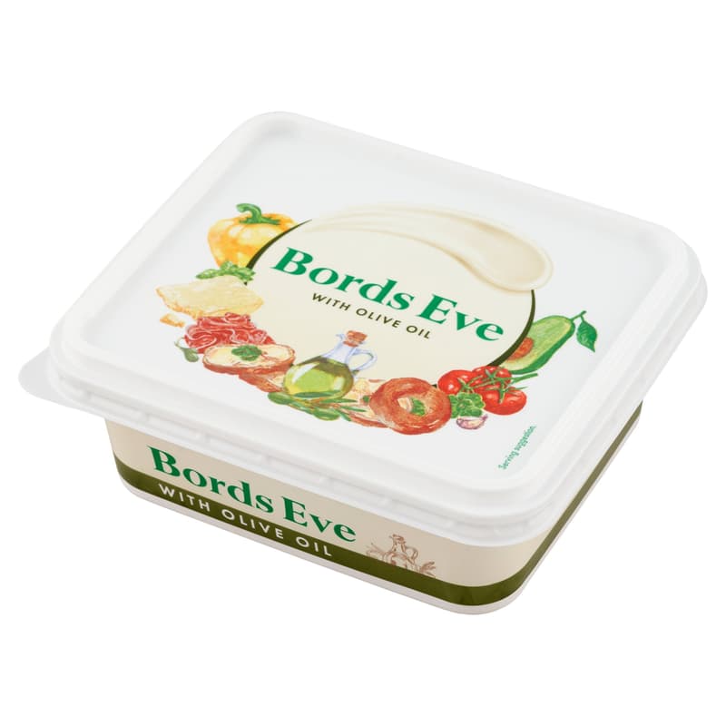 Bords Eve with olive oil, reduced fat margarine