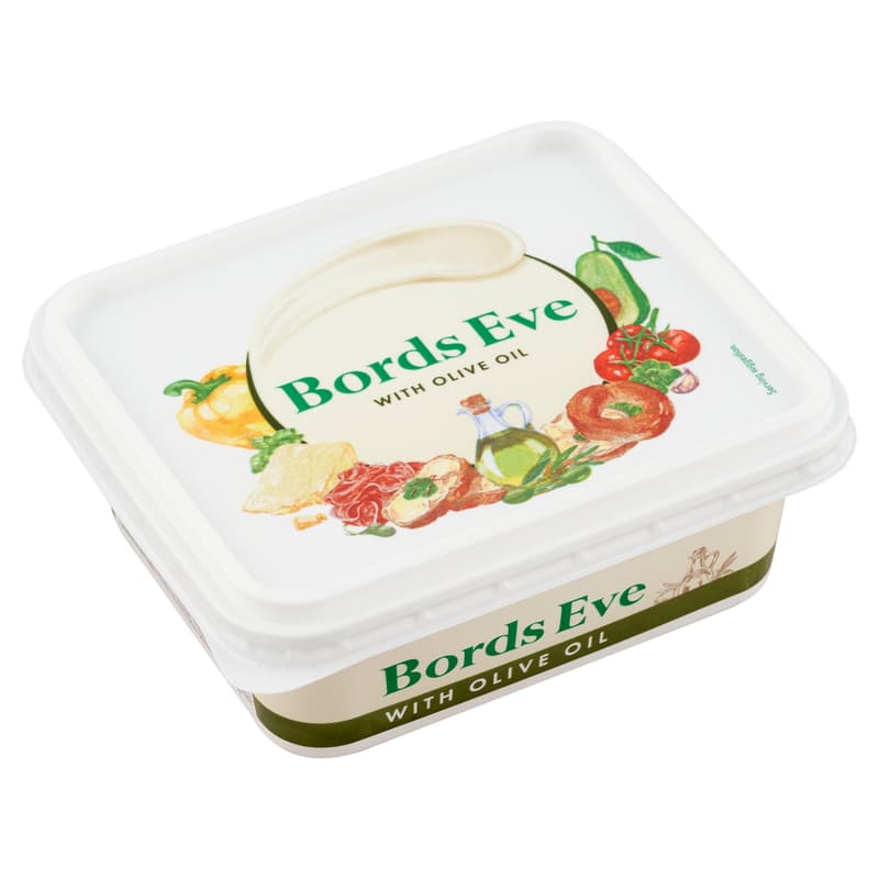 Bords Eve with olive oil, reduced fat margarine